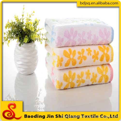 100% pure cotton jacquard luxury beautiful baby hand towel
